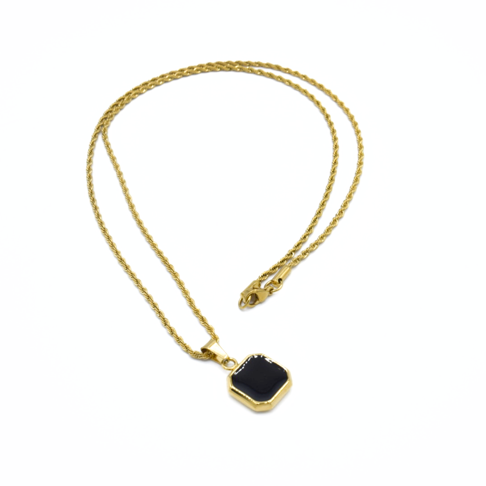 Onyx Pendant Necklace