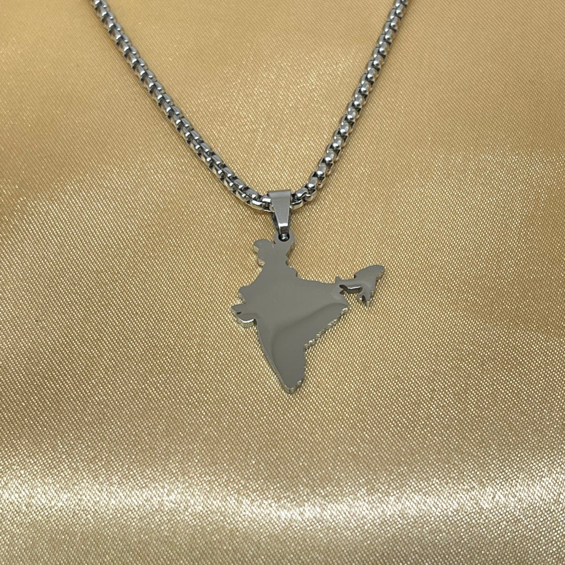 India Map Necklace