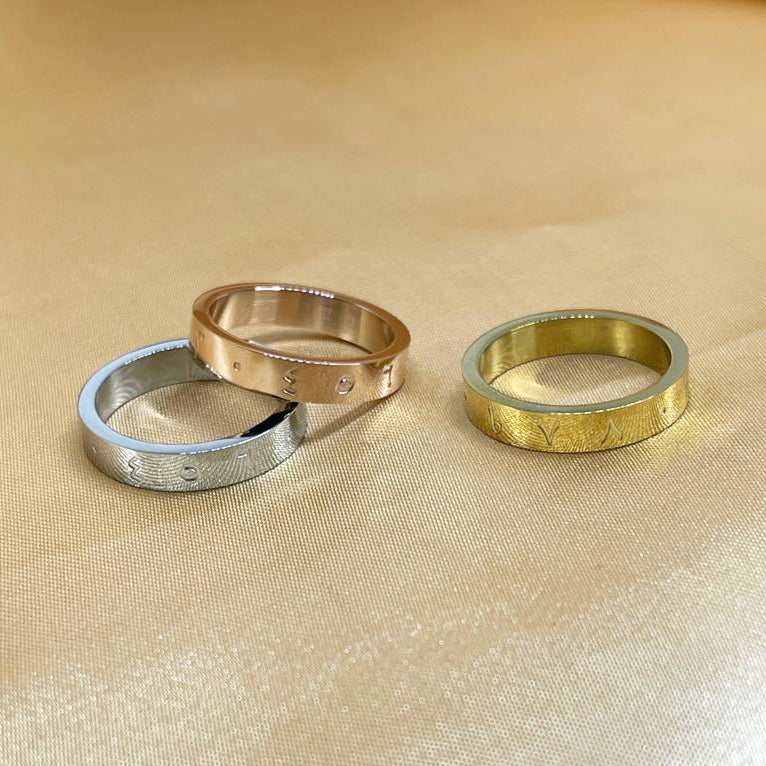 Arabic Numeral Rings