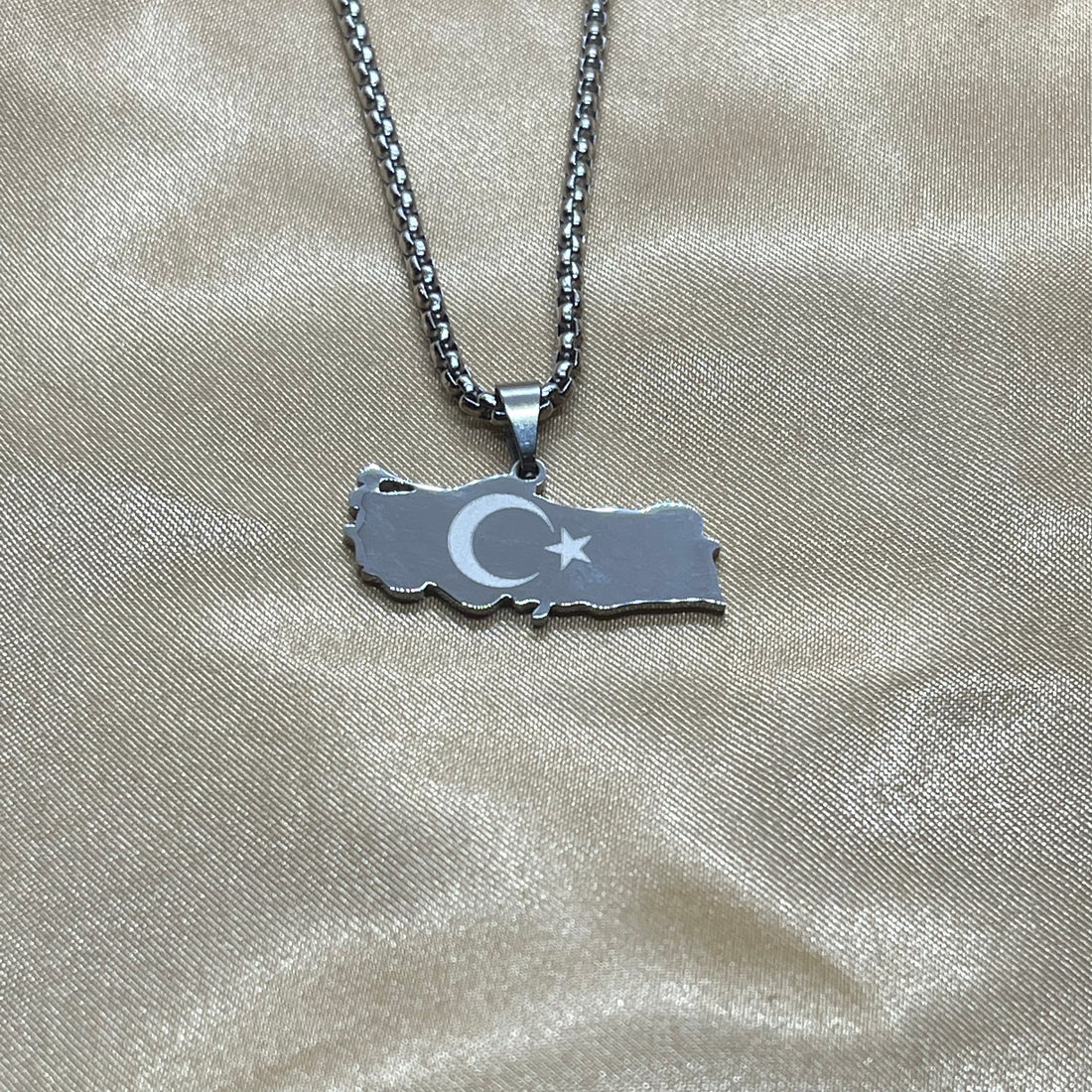 Turkey Map Necklace